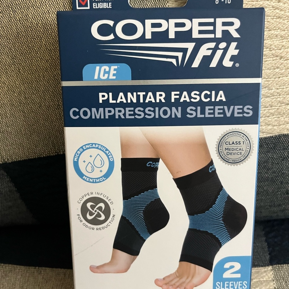 Ice Compression Sleeves - Black and Blue